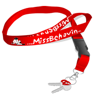 Miss Behavin' Lanyard